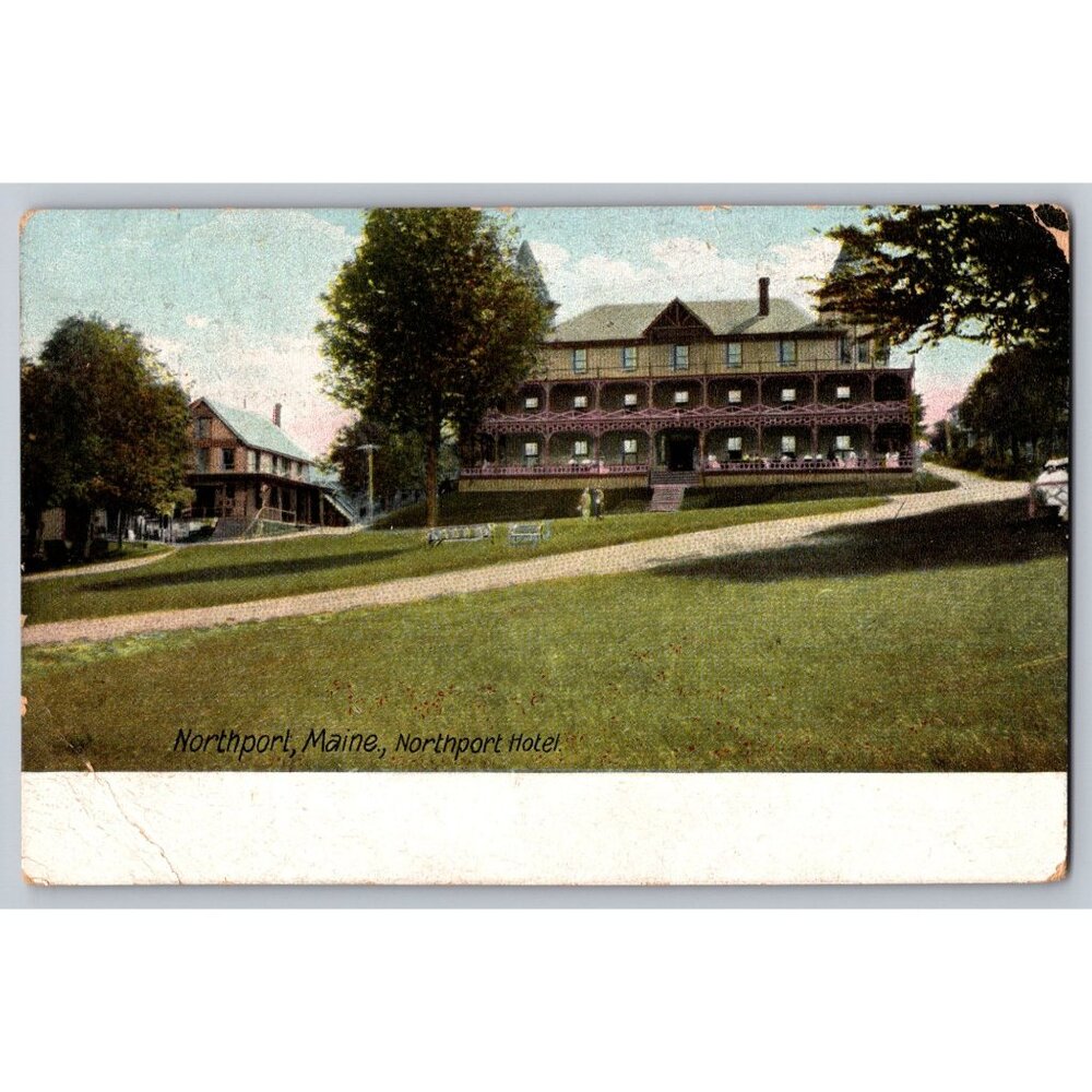 Set Of 4 Vintage 1900s Maine Postcards #1667